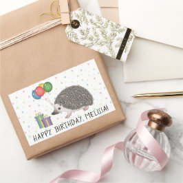 Afrikansk Pygmy Hedgehog Animal - Grattis på födel Rektangulärt Klistermärke