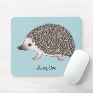 Afrikansk pygmy Hedgehog Tecknad design med Namn Musmatta