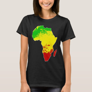 Afrikansk rastafarisk traditionell Mönster T Shirt
