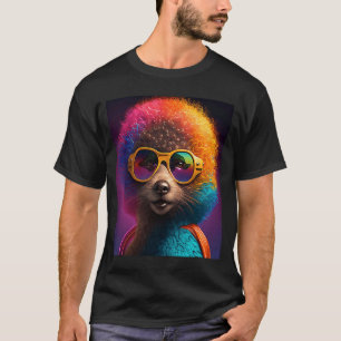 Afrikansk rätare Pride Pop Black Afro Otter 3 T Shirt