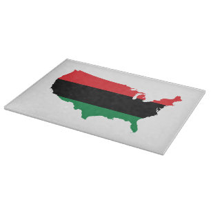 Afrikansk _ Red, Black & Grönt Färg