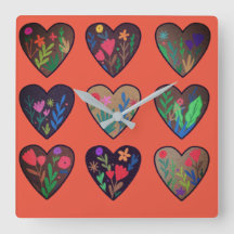 Afrikansk rötter kärlek hjärtan