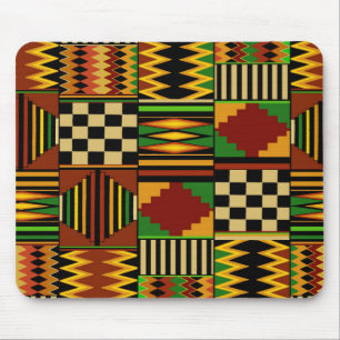 Afrikansk Royal Kente Trasa Design Musmatta