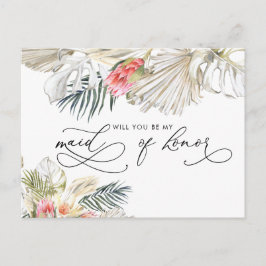 Afrikansk Safari Blommor | Var min bröllopshonorär Vykort