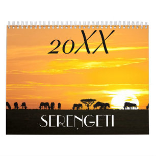 Afrikansk safari kalender