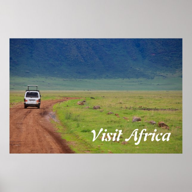 Afrikansk safari poster (Framsidan)
