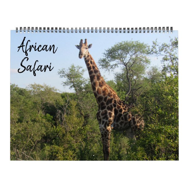 afrikansk safari stor 2026 kalender (Omslag)