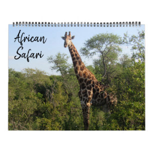 afrikansk safari stor 2027 kalender