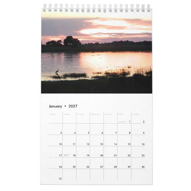 Afrikansk SafariKALEIDOSCOPEkalender 2013 1-Pg. Kalender (Jan 2027)