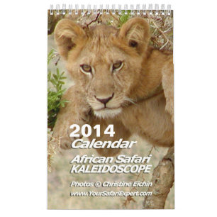 Afrikansk SafariKALEIDOSCOPEkalender 2013 1-Pg. Kalender