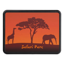 Afrikansk SafariSilhouette - haken täcker Dragkroksskydd