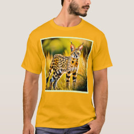 Afrikansk Savannah Serval Cat T Shirt
