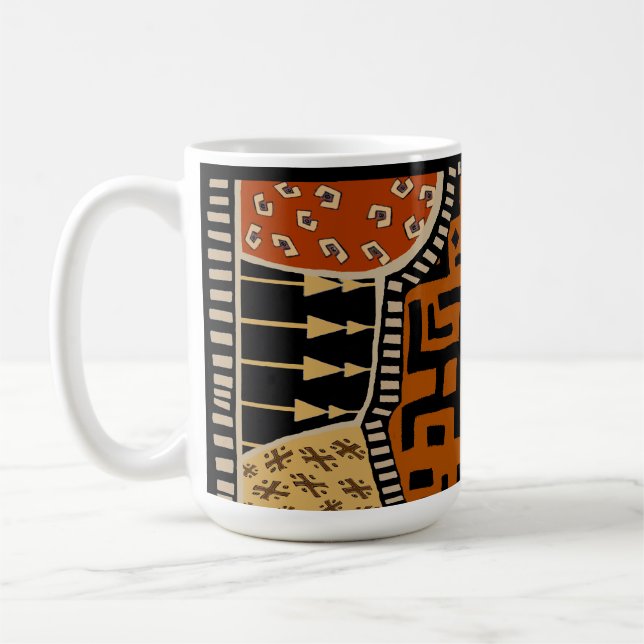 Afrikansk Shaman Earth Spirits Kaffemugg (Vänster)