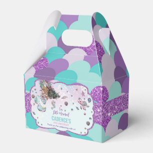 Afrikansk Sjöjungfru Birthday Baby Shower Tack Presentaskar