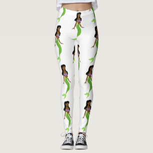 afrikansk sjöjungfru leggings
