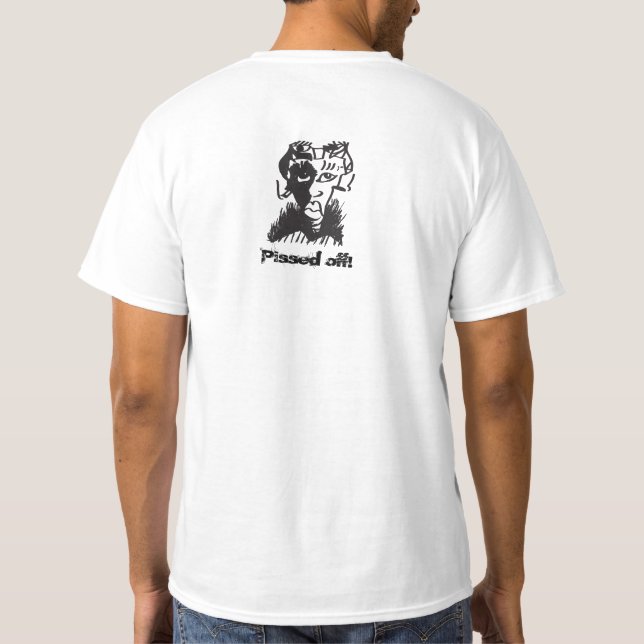 Afrikansk skiss bestående av värdet-Shirt, vit T Shirt (Baksida)