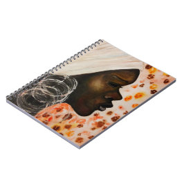 Afrikansk skönhet för bärbara datorer, målning för anteckningsbok