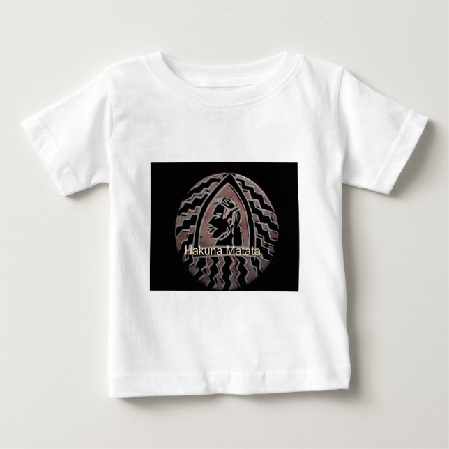 Afrikansk skönhet: stamkonsten Bongo Maasai Porträ Tee Shirt (Framsida)