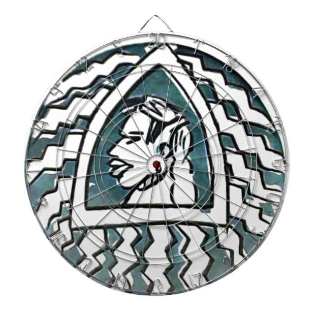 Afrikansk skönhetsinsats Bongo Maasai Porträtt-sta Piltavla (Framsidan)