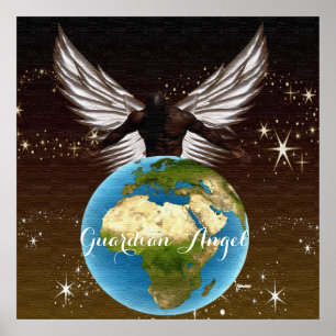 Afrikansk skyddsängel poster