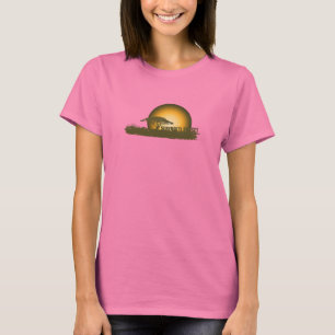 Afrikansk solnedgång - mörk t-shirt