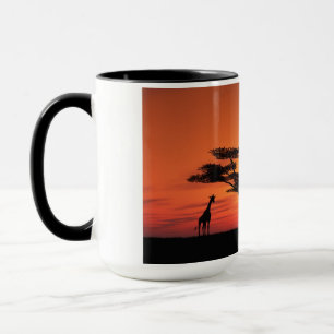 Afrikansk solnedgång mugg