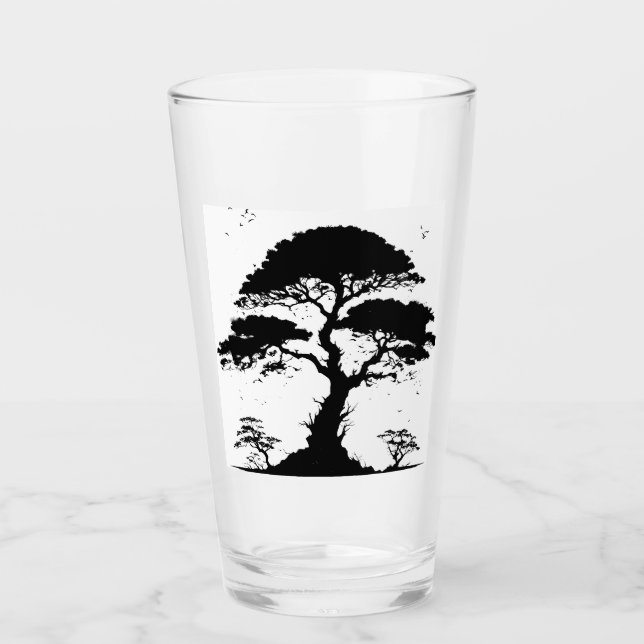 Afrikansk solnedgångsträd glaskopp (Framsida)