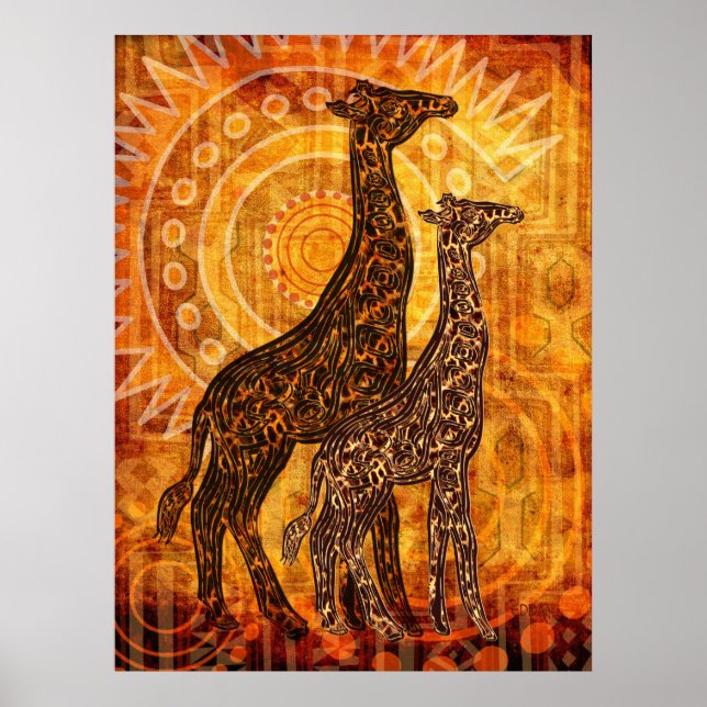 afrikansk sommar poster (Framsidan)