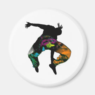 Afrikansk stam- dans magnet