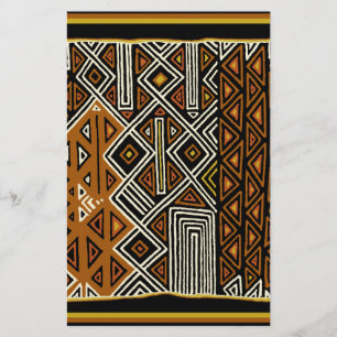Afrikansk Stam Kuba Design Brevpapper