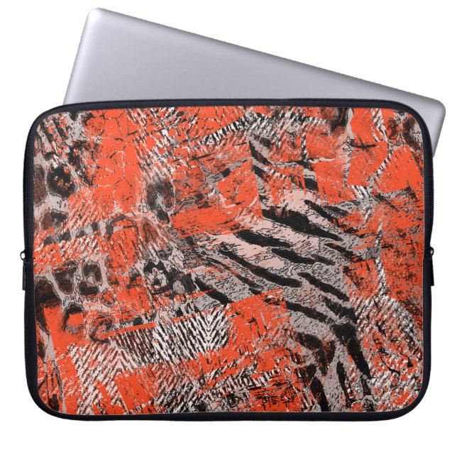 Afrikansk, stam. laptop fodral (Framsidan)