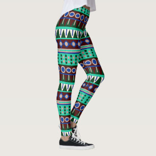 Afrikansk stam leggings