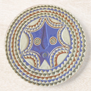 Afrikansk Stam Mask Underlägg