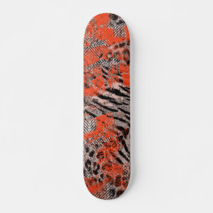 Afrikansk, stam. mini skateboard bräda 18,5 cm