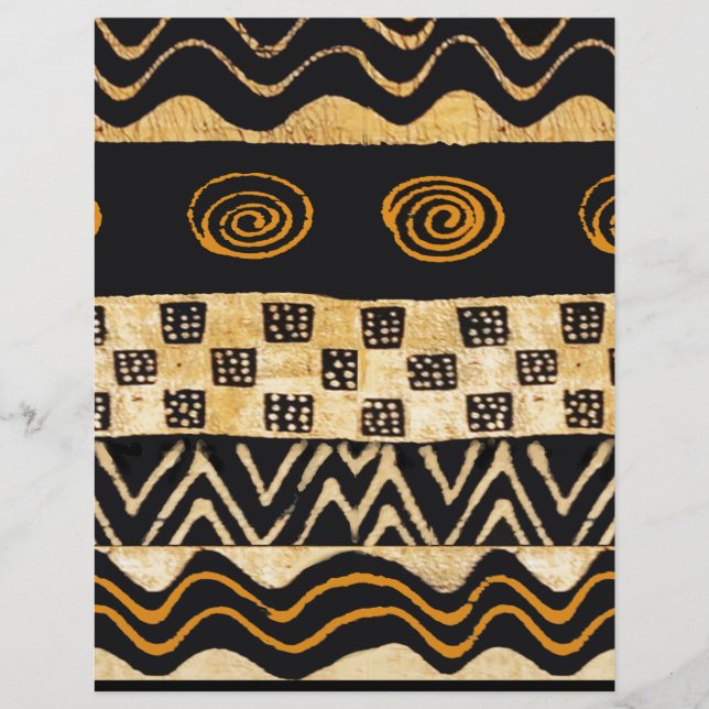 Afrikansk Stam Shaman Design (Framsida)