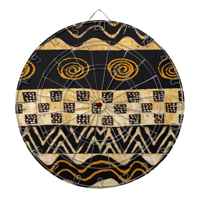 Afrikansk Stam Shaman Design Darttavla (Framsidan)