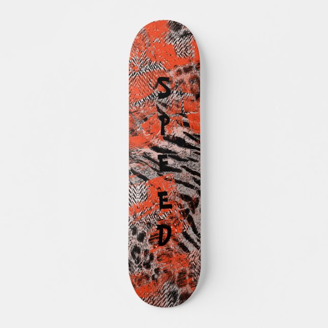 Afrikansk, stambaserad skateboard (Framsida)