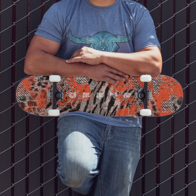 Afrikansk, stambaserad skateboard (Utomhus 3)