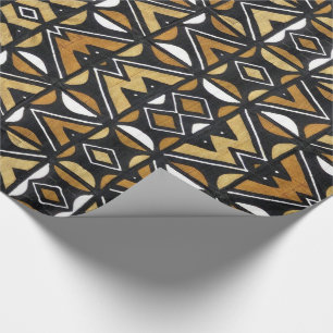 Afrikansk stambok Mönster Gift Wrapping Papprare Presentpapper