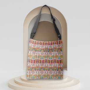Afrikansk stamdesign axelväska