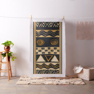 Afrikansk stamdesignduk tyg