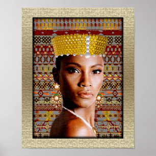Afrikansk stamdrottning Poster