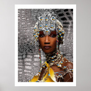 Afrikansk stamdrottning Poster