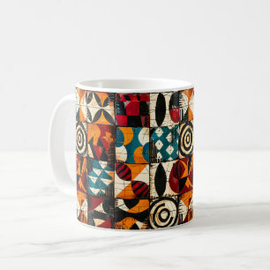 Afrikansk stamfisk Mönster-kaffe Mugg
