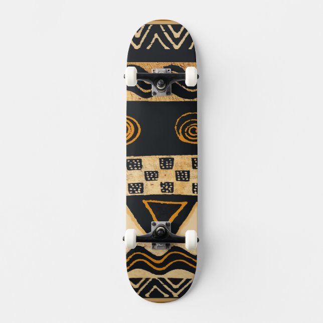 Afrikansk stamfolkkonst Skateboard (Framsida)
