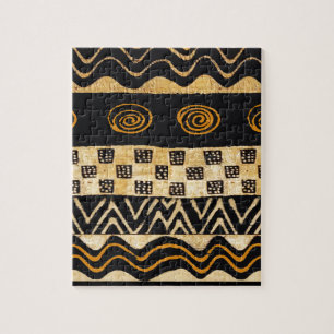 Afrikansk stamform Shaman Design Pussel