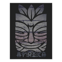 Afrikansk stammask fototryck