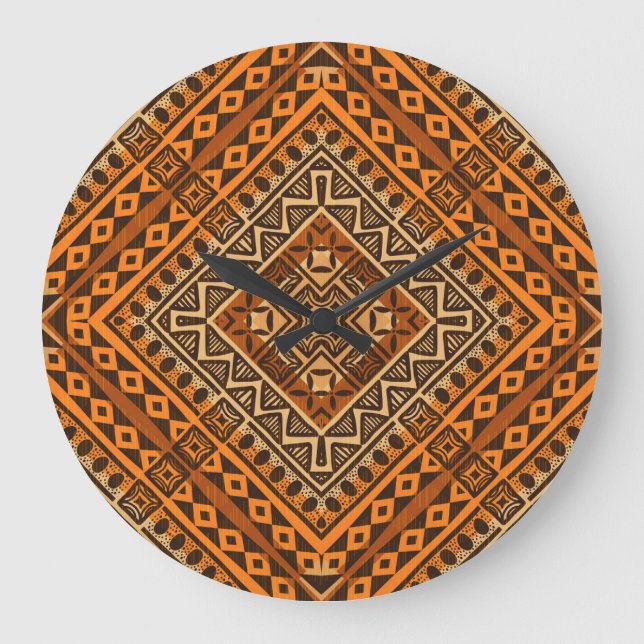 Afrikansk stamtextil: etnisk stil. stor klocka (Framsida)