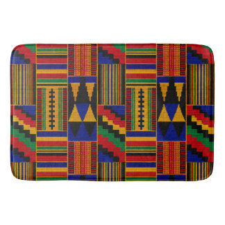 Afrikansk stil Kente tyg Badrumsmatta