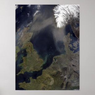 Afrikansk stoftblåsning över Skottland Poster